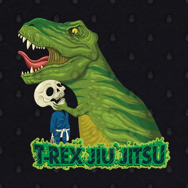 T-Rex jiujitsu by undersideland